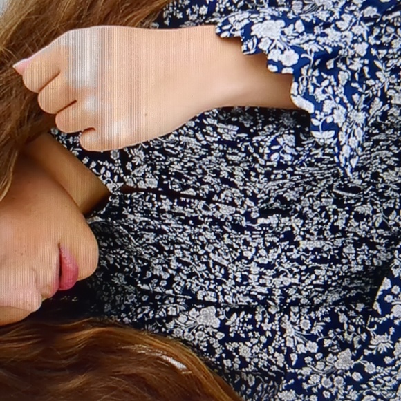 J. Crew Liberty Scalloped Popover in Summer Blooms Size XXS - Picture 2 of 12